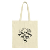 Books and Coffee Tote, My Jam Tote, Book Lover Gift, Coffee Lover Bag, Reader Tote, Bookish Tote, Gifts for Readers, Bookworm Tote Bag - Tawshia